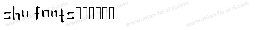 SHU FONTS字体转换